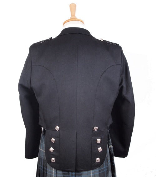 Back view of Prince Charlie Jacket and Vest.