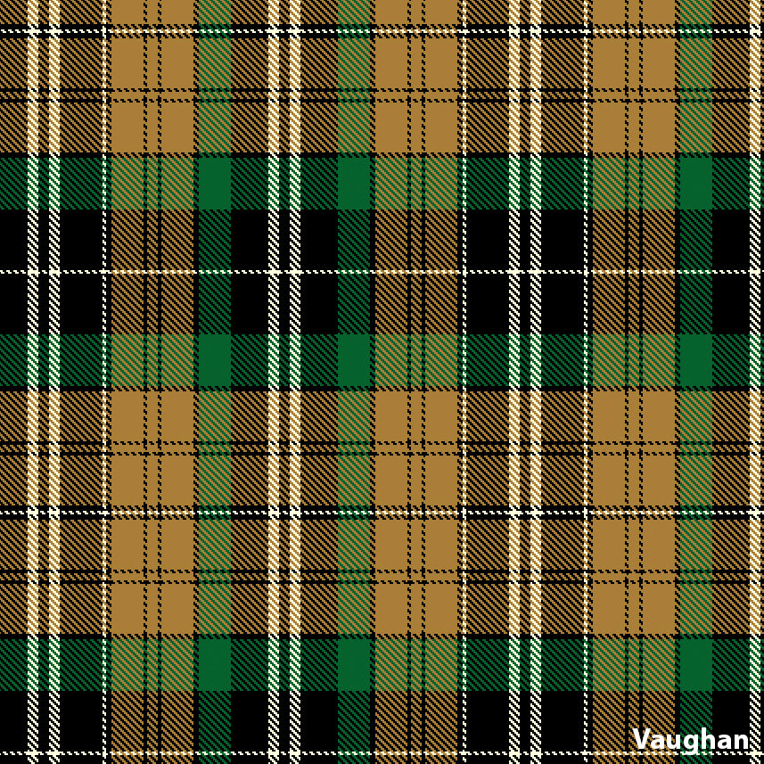 Vaughan Welsh Tartan.  Scottish Treasures Celtic Corner