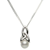 Pearl and sterling necklace