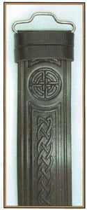 Celtic knot belt for use with a kilt