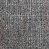 swatch sample of Grey Plaid Tweed