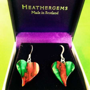 Heathergems Quirky Heart earrings