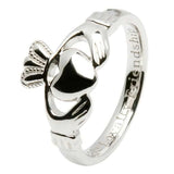 Sterling Silver Claddagh with inscription