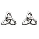 Sterling Silver Trinity Stud Earrings