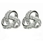 Crystal Celtic Knot earrings by ShanOre